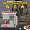 Vevor Commercial Meat Cutter Machine 1100 Lb/H 3Mm Stainless Steel With Pulley 600W Electric Food Cutting Slicer For Kitchen 3