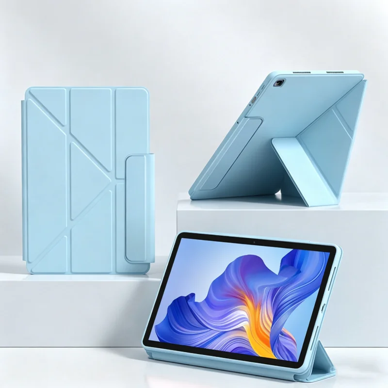 Multi-Folding Protective Tablet Case with TPU Shell - 11 Inch