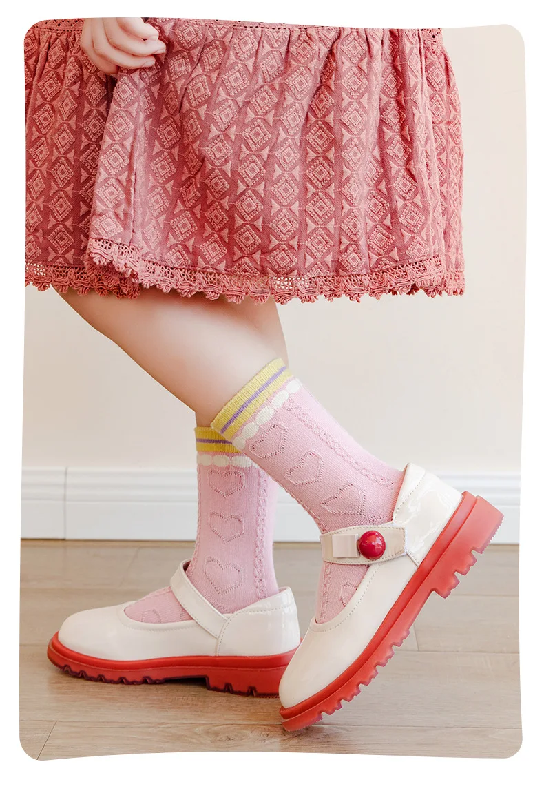 5 Paare/los Neue Frühling Herbst Kinder Baumwolle Socken Kinder Mädchen Junge Baby Niedlichen Cartoon Weiche Warme Für 1-12 jahre Student Teenager Socken – Detail 6