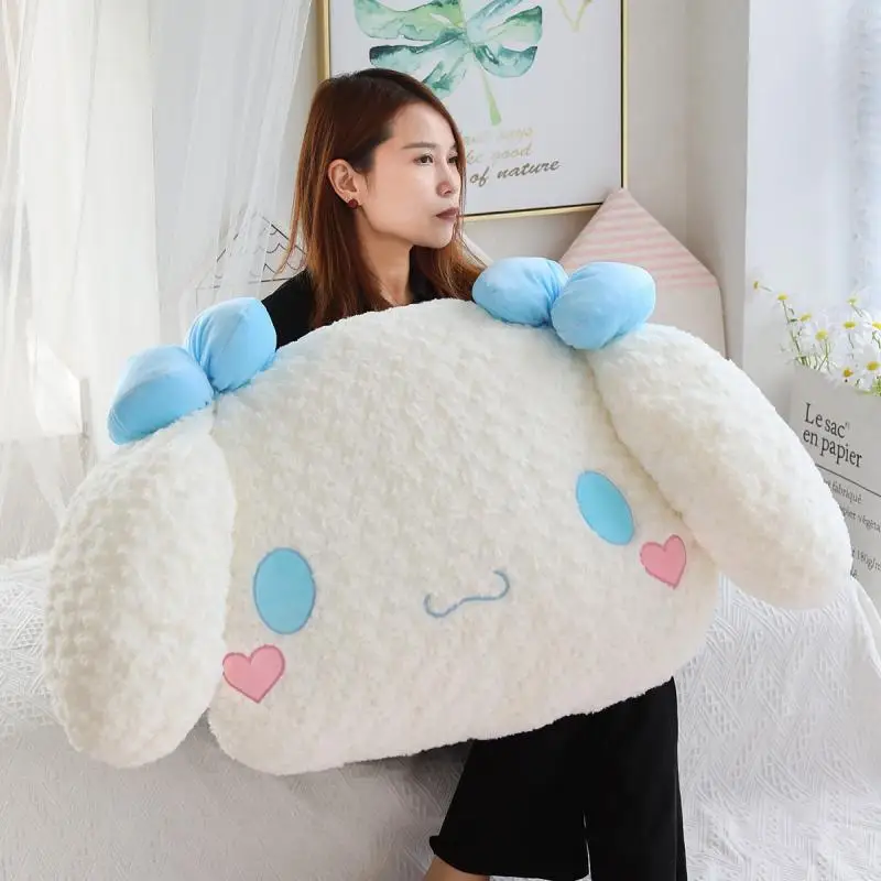 Sanrio Kawaii Cinnamoroll Anime Chien Peluche Jouets Oreiller En peluche  Animal Confort Doux Peluche Poupées Enfants Anniversaire Noël Cadeau Jouet