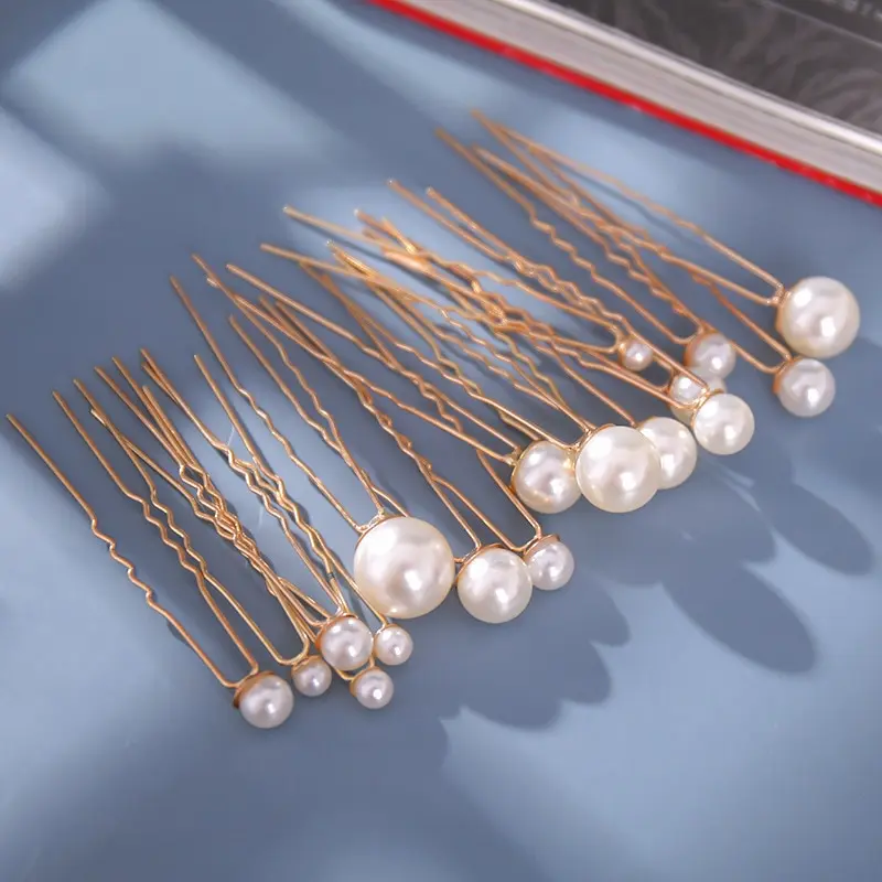 Metal Hair Accessories Hair Accessories 18pcs Gold Hairpin Ancient Wind