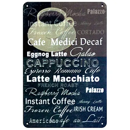 Coffee Theme Sign Metal Tin Sign Vintage Wall Decor Retro Bar Coffee Shop Home Decor Metal Poster Pub 8x12 Inch  aasd-77 life quotes about coffee retro metal plaque vintage tin sign cafe bar pub poster wall decor metal tin sign 8x12 inch aasd 92
