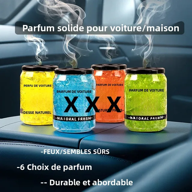 Désodorisant solide pour voiture, 220g, Gel déodorant Durable pour chambre à coucher, salon, salle de bain, armoire à chaussures, parfum général 1