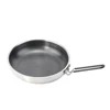 Stainless Steel Honeycomb Non-Stick Pan Folding Handle Wok Frying Pan Picnic Camping Equipment Outdoor Kitchen Cookware 4