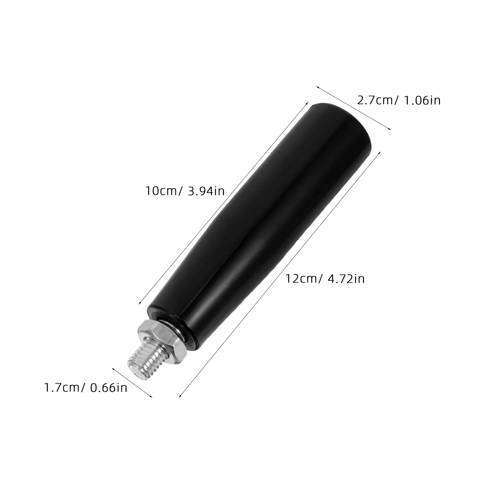 2Pcs 수동 조정 장치 M10x100mm 회전 핸드휠 핸들 밀링 머신 선반 트레일러 잭용 나사산 금속 그립