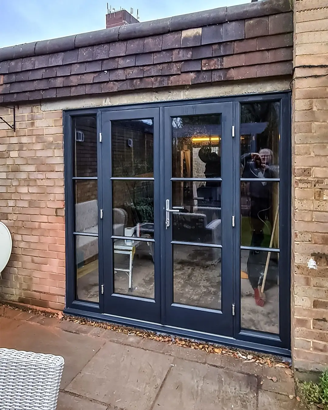 Factory Price Classical French Door Single Double Glass Door Thermal Break Aluminum Profile Frame Casement Doors Customizable