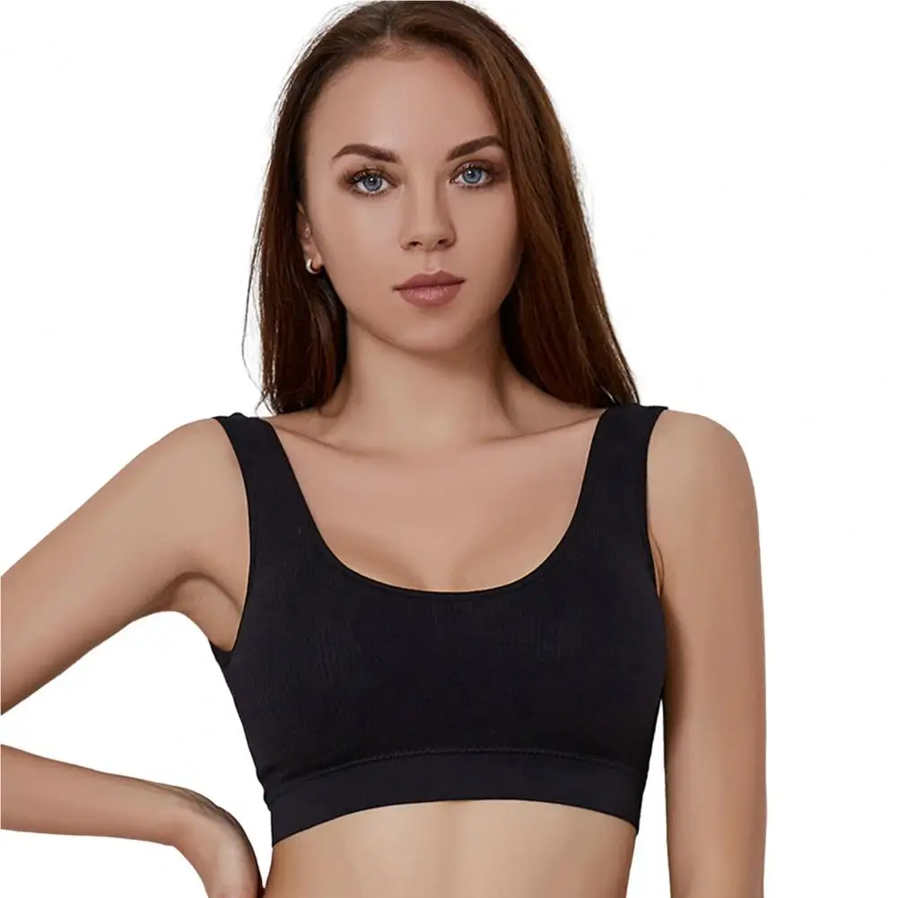 Seamless Push Up Bras For Women V-shape Beauty Back Sports Bra Wire Free  Padded Yoga Top Solid Sportswear Woman Gym Running Vest - AliExpress