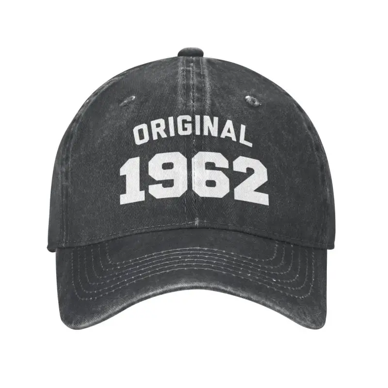 

Fashion Cotton Original 1962 Funny Birthday Gift Baseball Cap Women Men Personalized Adjustable Unisex Dad Hat Hip Hop