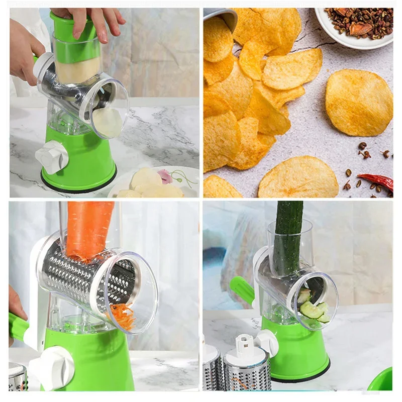 3-in-1 manual vegetable chopper