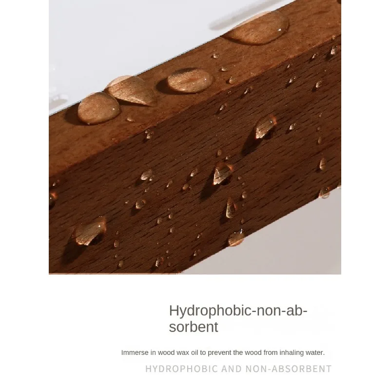 Bathroom Towel Bars，40/50cm Towel Rack Hanger，Wood Wall Hanging Bar Bathroom Shelf，Home Accessory 수건걸이