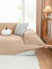 1PC Solid Stretch Sofa Cover – Spandex Polyester Jacquard Arch Non-Slip Soft Couch Cover,Washable Furniture Protector with Non-Slip Foam&Elastic Bottom for Kids Pets,Living Room Decor 5