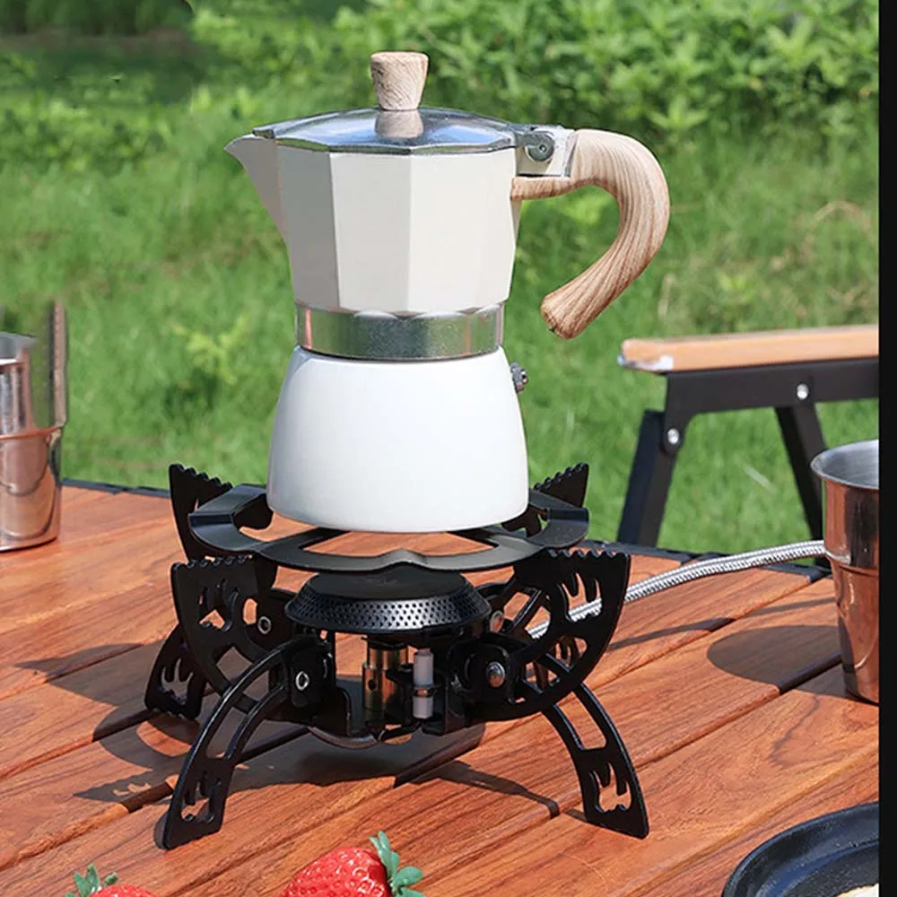 バーベキュー・調理用品 FLAT EARTH EQUIPMENT UFO STOVE UFO 3800W Camping Stove Windproof Outdoor Gas Burner 30kg
