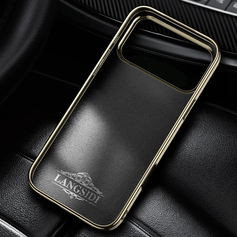 Luxurious Magnetic Leather Phone Case with Ring Holder and Lens Protection