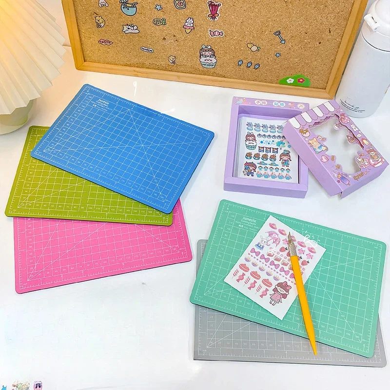 

A5 PVC Cutting Mat Sewing Manual DIY Knife Engraving Leather Cutting Board Art Tool Kids Stationery Student School Supplies