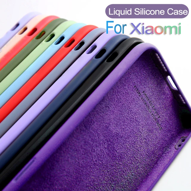 Funda De Silicona Líquida Para Xiaomi 12 Lite, Carcasa Suave Y Original  Para Xiaomi Mi 12, 13, 11 Lite, 11t, 10t - Carcasas Y Estuches Para Móviles  - AliExpress