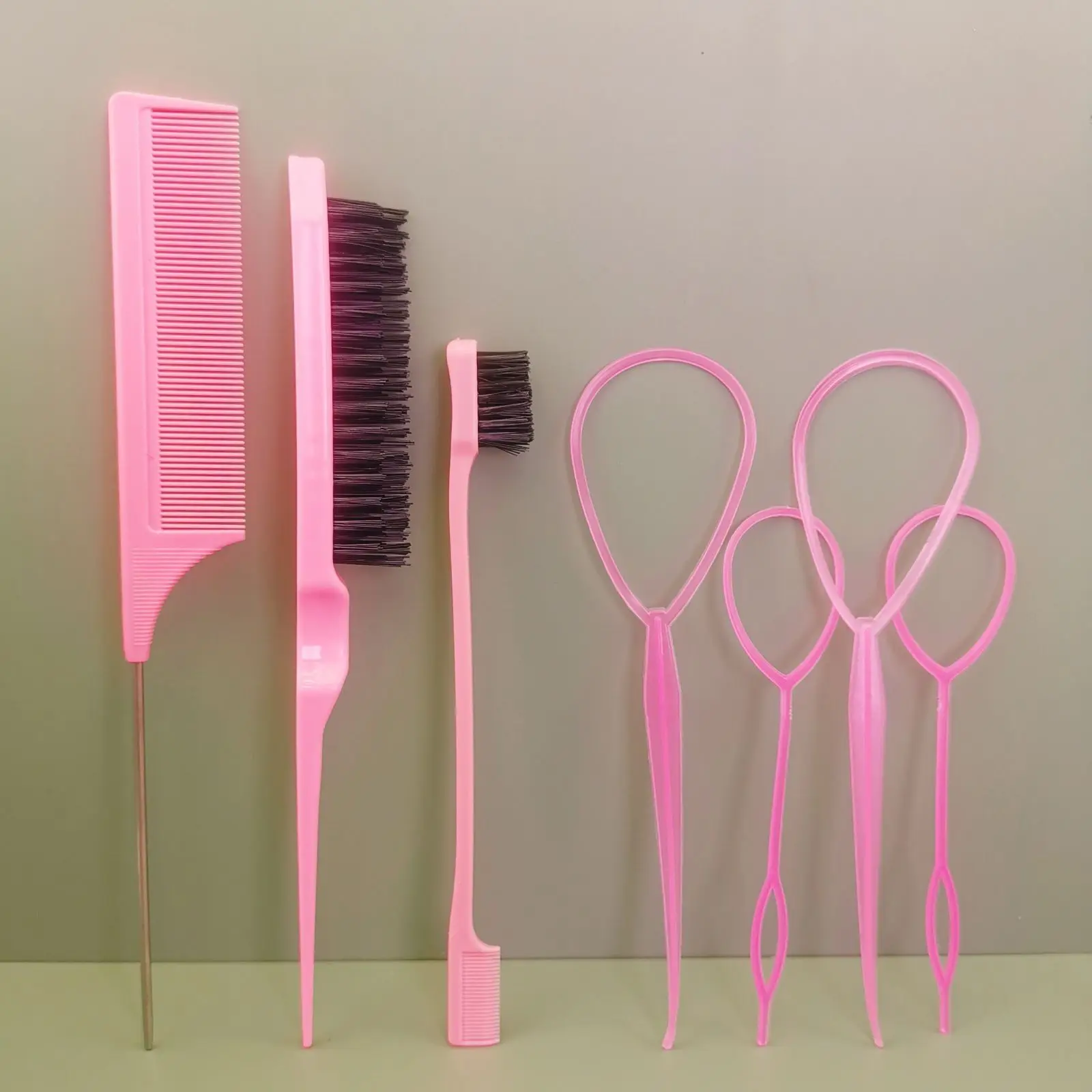 Ensemble de boucles de coiffure pour tout-petits, Topsy Rat Pony Tail Edge Peigne, Outils, Brosse à bord tressé, Accessoires de coiffure pour enfants, Femmes, Bol 1 Ensemble de boucles de coiffure pour tout-petits, Topsy Rat Pony Tail Edge Peigne, Outils, Brosse à bord tressé, Accessoires de coiffure pour enfants, Femmes, Bol 1