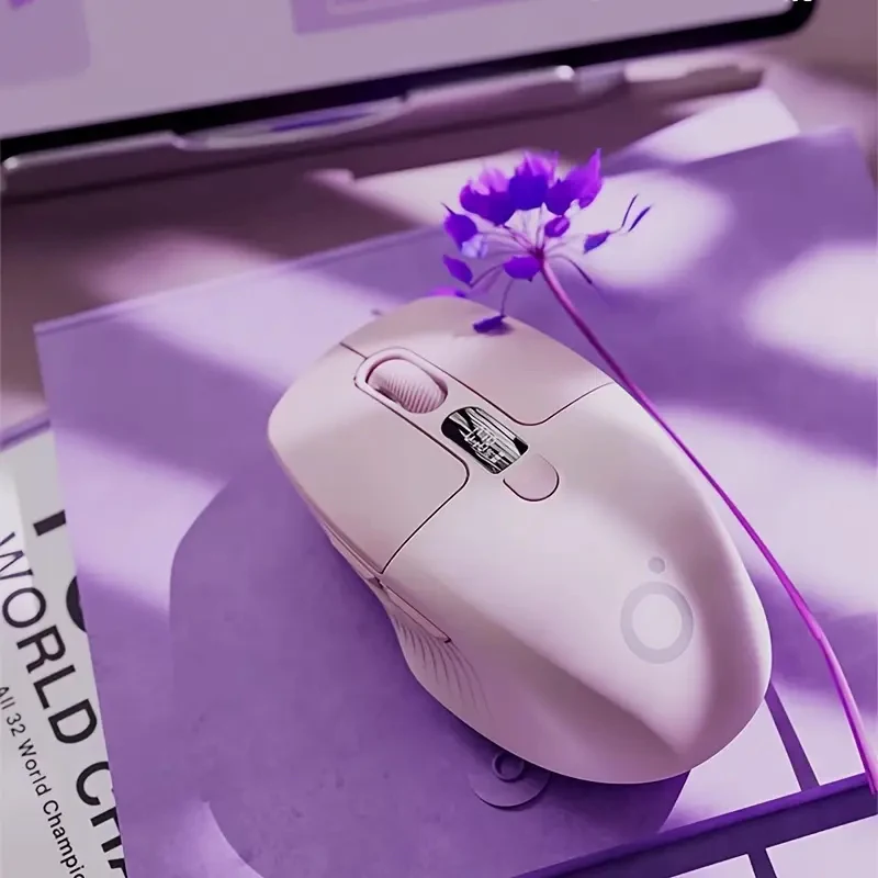 EWEADN Q1 Mini Wireless BT Rechargeable Silent Mouse With Type-c Charging Port With Remaining power display for Computers Mouses