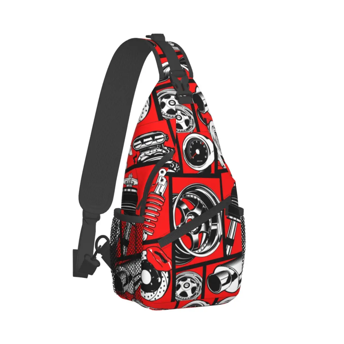 

Car Culture Small Sling Bag Chest Crossbody Shoulder Sling Backpack Hiking Travel Daypacks Printed Pack