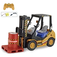 RC Forlift Truck 6CH Remote Control Fork Shovel Trucks Lift Pallets Engineering Vehicle Model 2.4G Electric Christmas Gift 2