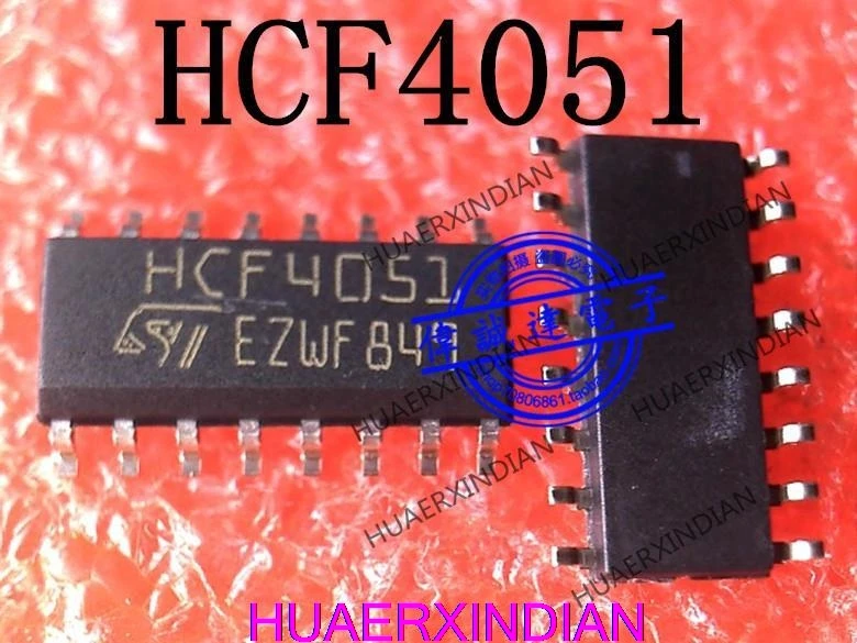 

HCF4051M013TR HCF4051 SOP16 Новый и оригинальный