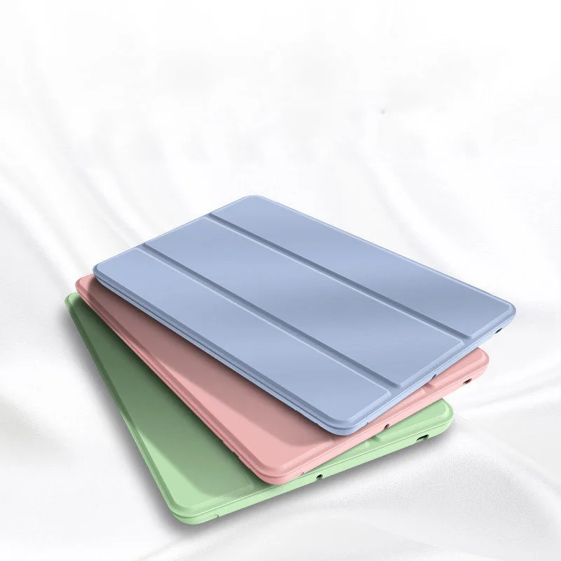 Premium PU Leather Stand Case - Soft Silicone Back Shell