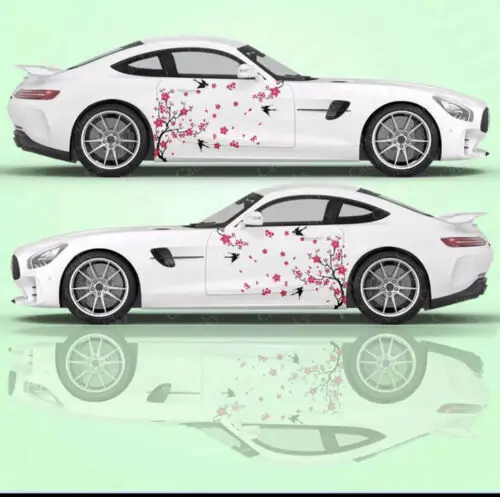 

Sakura Large Die-cut Livery Sticker Pack JDM Tuner Car Vinyl (Both Sides) 180 CM