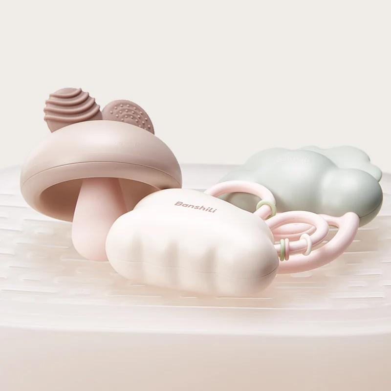 Baby Toys Baby Rattle Toys Hanging Rattles Toy Ball Rattle Toy Plush Rattle Toy Silicone Soft Baby Kid Rattle Teether Toys Infant Chewable Toys Baby Teether Infant