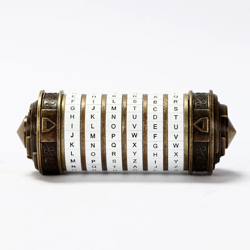 Novelty Cryptex Davinci Code Puzzle Box Secret Compartment