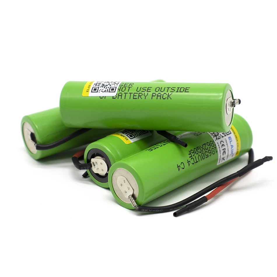 

4pcs ELAIK 18650 3.6V 2100mAh rechargeable lithium battery stable performance Wide range of energy storage VTC4- Wiring