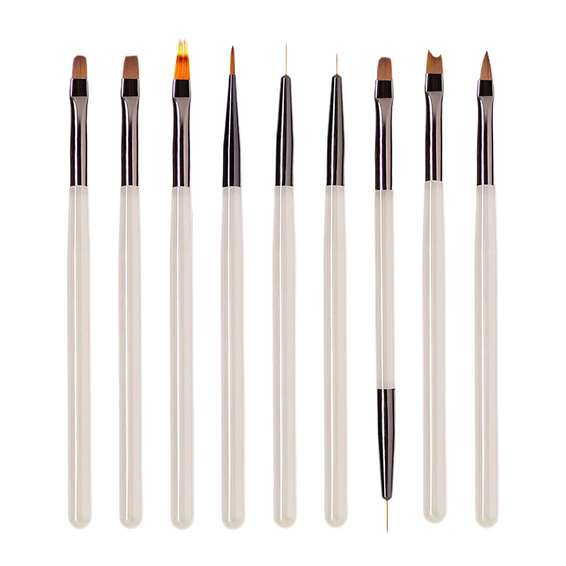 1Pcs French Stripe Nail Art Liner Brush Set Tips Ultra-thin Line Drawing Pen UV Gel Painting Brushes Manicure Tool 5