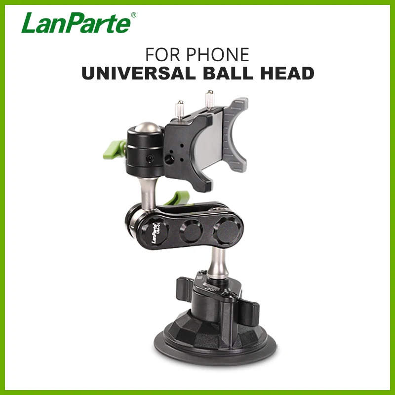 LanparteCarSuctionCupHolder360FlexiblewUniversalBallHeadArm