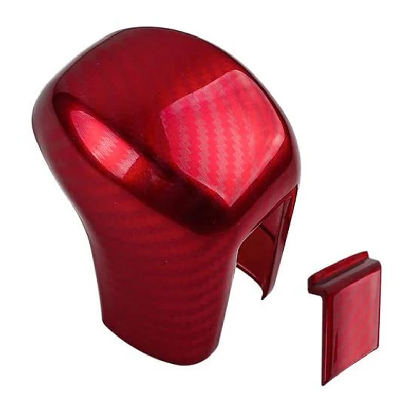 

Крышка рычага переключения передач из АБС-пластика, красная отделка рычага переключения передач для Honda Civic Sedan 2020 2019 2018 2017 2016