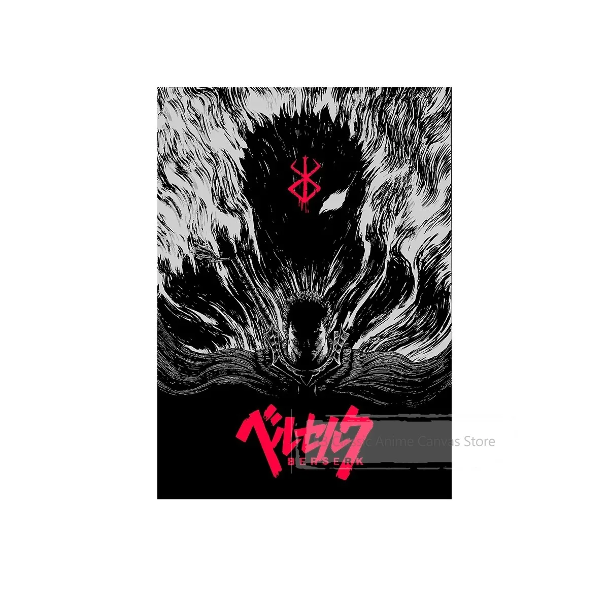 Berserk Anime Canvas Art - Guts & Griffith Poster - Japanese Wall Decor & Gift