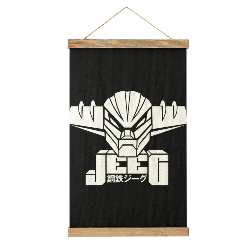 Vintage Mechas 02 Mazinger Z Steel Jeeg Robot Kotetsu Dark Great 5 Canvas Hanging Picture Decorazione Da Parete Sarcastic Office Pai