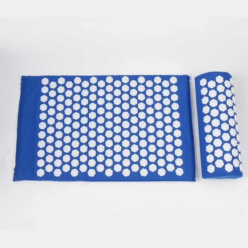 3pcs/set Acupressure Yoga Mat Pillow Non-Slip Fitness Mat Cotton Sponge Material Portable Home Gym Accessories