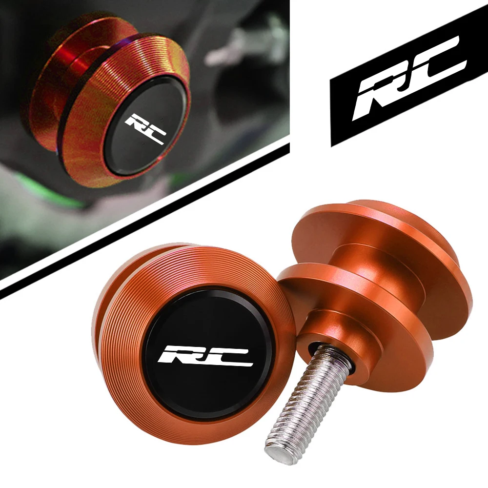 

RC 125 200 390 катушки для мотоцикла CNC Swingarm задняя подставка винты Слайдеры для RC125 RC200 RC390 2016 2017 2018 2019 аксессуары