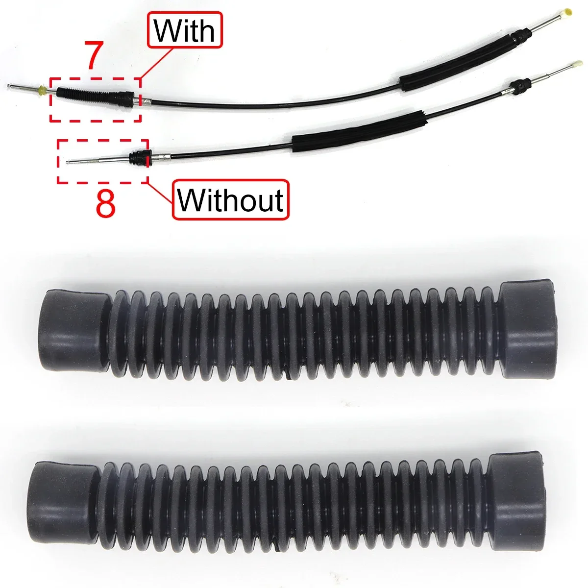 Manual Gear Shift Selector Lever Linkage Cable Bowden Bushing Sleeve Gaiter Repair For VW Golf MK5 Touran Tiguan Scirocco Polo