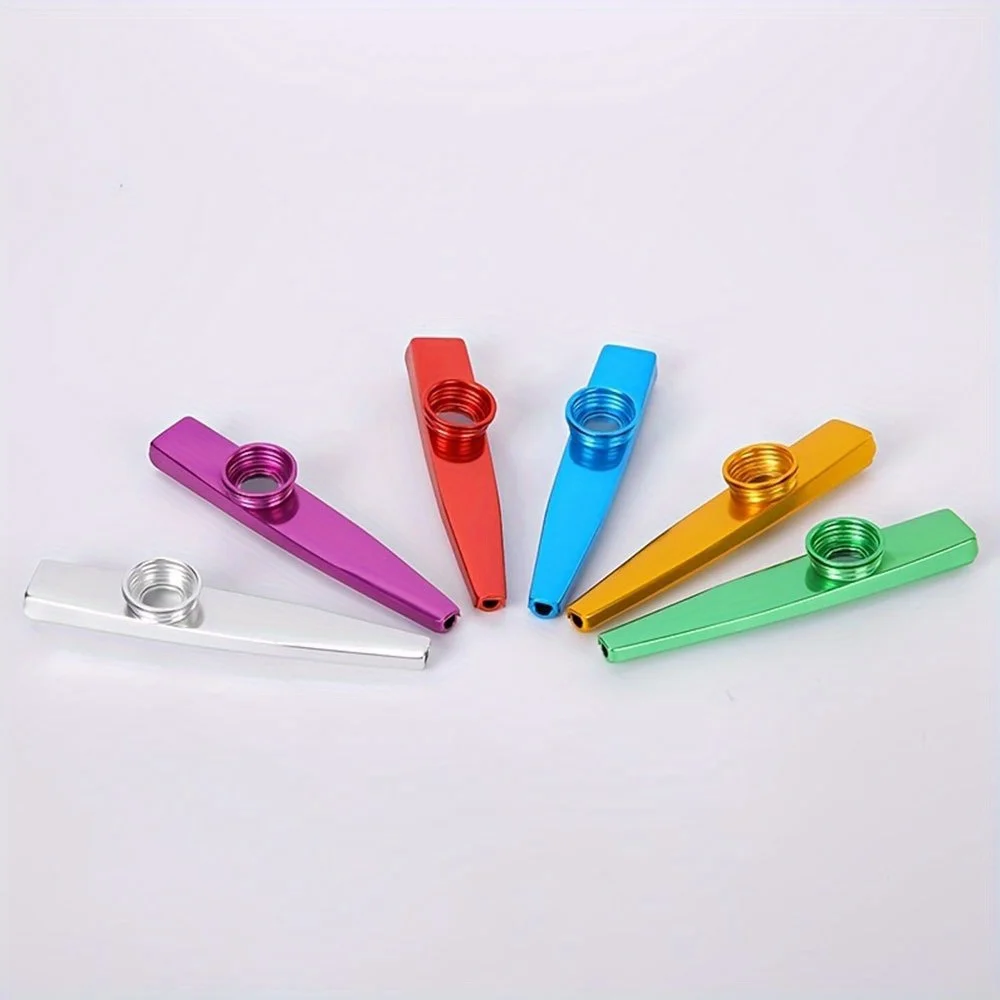 Exquisite Aluminum Alloy Kazoo with Storage Box Suitable for Beginners Musical Instruments