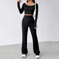 European and American Minimalist Fashion Set 2025 Spring and Autumn New Versatile Commuting Two Piece Set 1