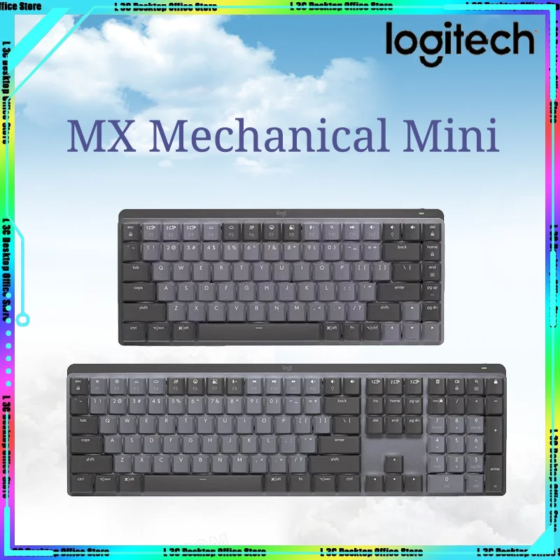 Logitech MX механическая мини Беспроводная Bluetooth клавиатура Logi Bolt USB легкая деловая офисная Windows IOS Android ПК ноутбук
