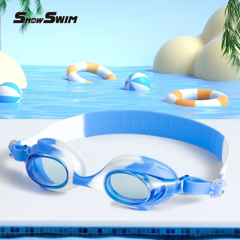 Silicone Children's Swimming Goggles High Quality Cartoon Fashion Comfort Frame HD Waterproof and Anti-fog Swimming Goggles 3