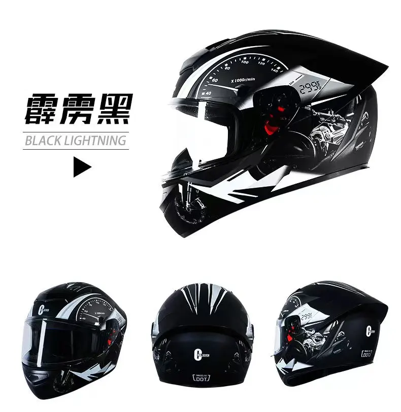 ICE.BEACON Off-Road ABS Rigid Shell Large Rear Tail & Big Displacement Motorcycle Helmet BLF11 Full Encirclement motorcycle glasses for men