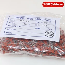 1000pcs 50V 1pF~100nF Ceramic Capacitor 0.1uF 5PF 8PF 10PF 22PF 47PF 50PF 100PF 220PF 470PF 1NF 47NF 101 221 102 103 473 104