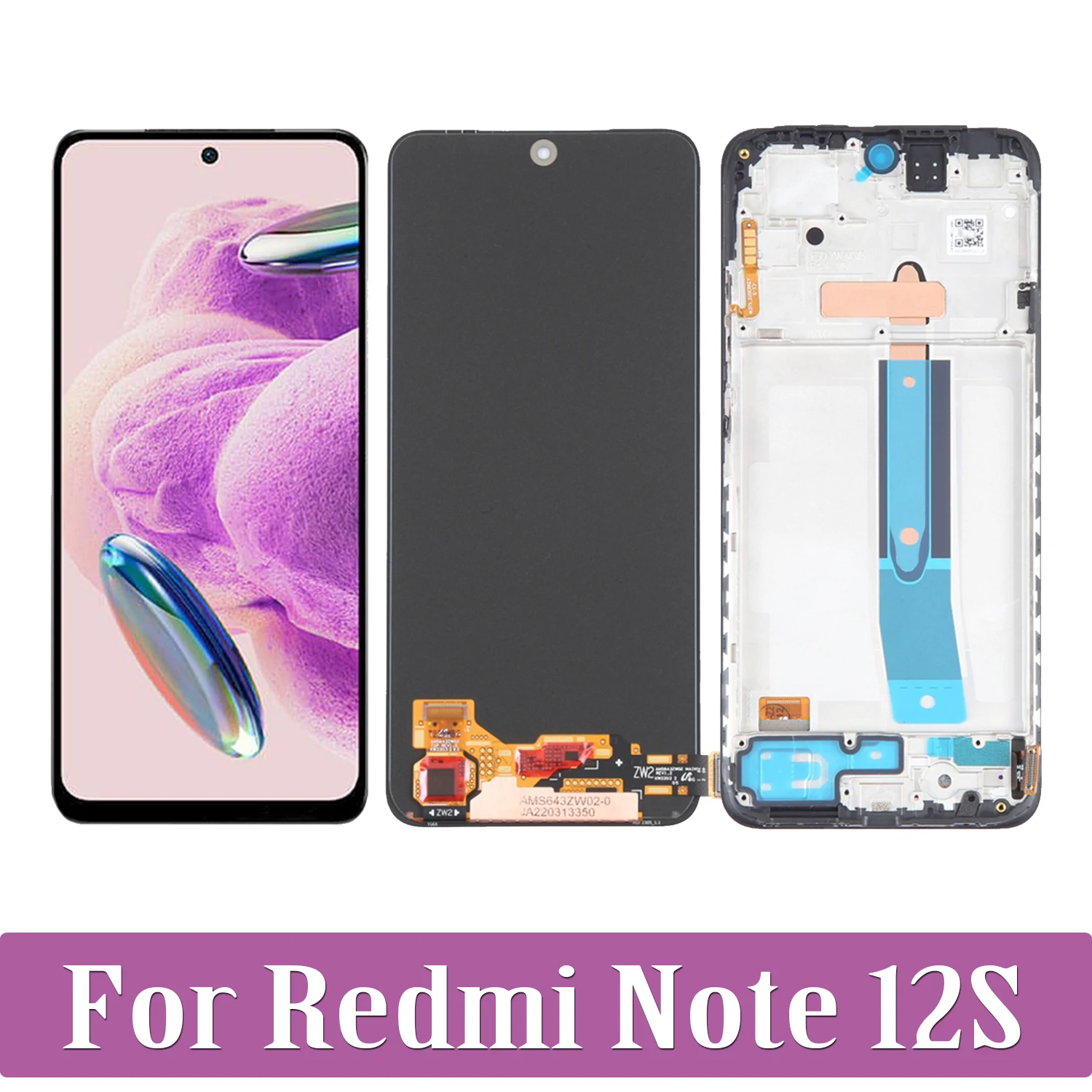 Voor Xiaomi Redmi Note 12S Lcd scherm Vervanging voor