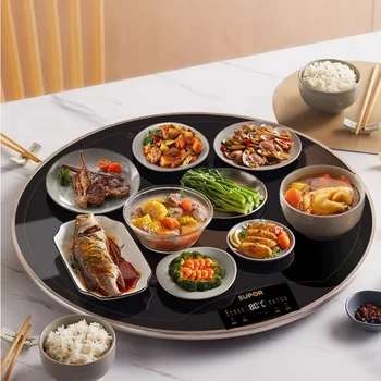 Coffe Warmer Warming Plate Round Heating Plate Dining Table Temperature Multi-Functional Food Insulation Board Heater Cup 1