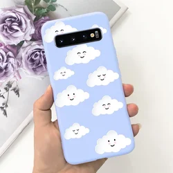Cute Dinosaur Duck Cartoon Soft Silicone Phone Case Cover for Samsung S10e (Capa-U62)