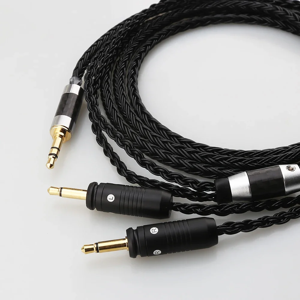 Focal Celestee/Clear/Elear/Elex/Elegia XLR 4.4mm 3.5mm 업그레이드 밸런스 케이블용 HIFI 16 코어 실버 도금 헤드폰 케이블