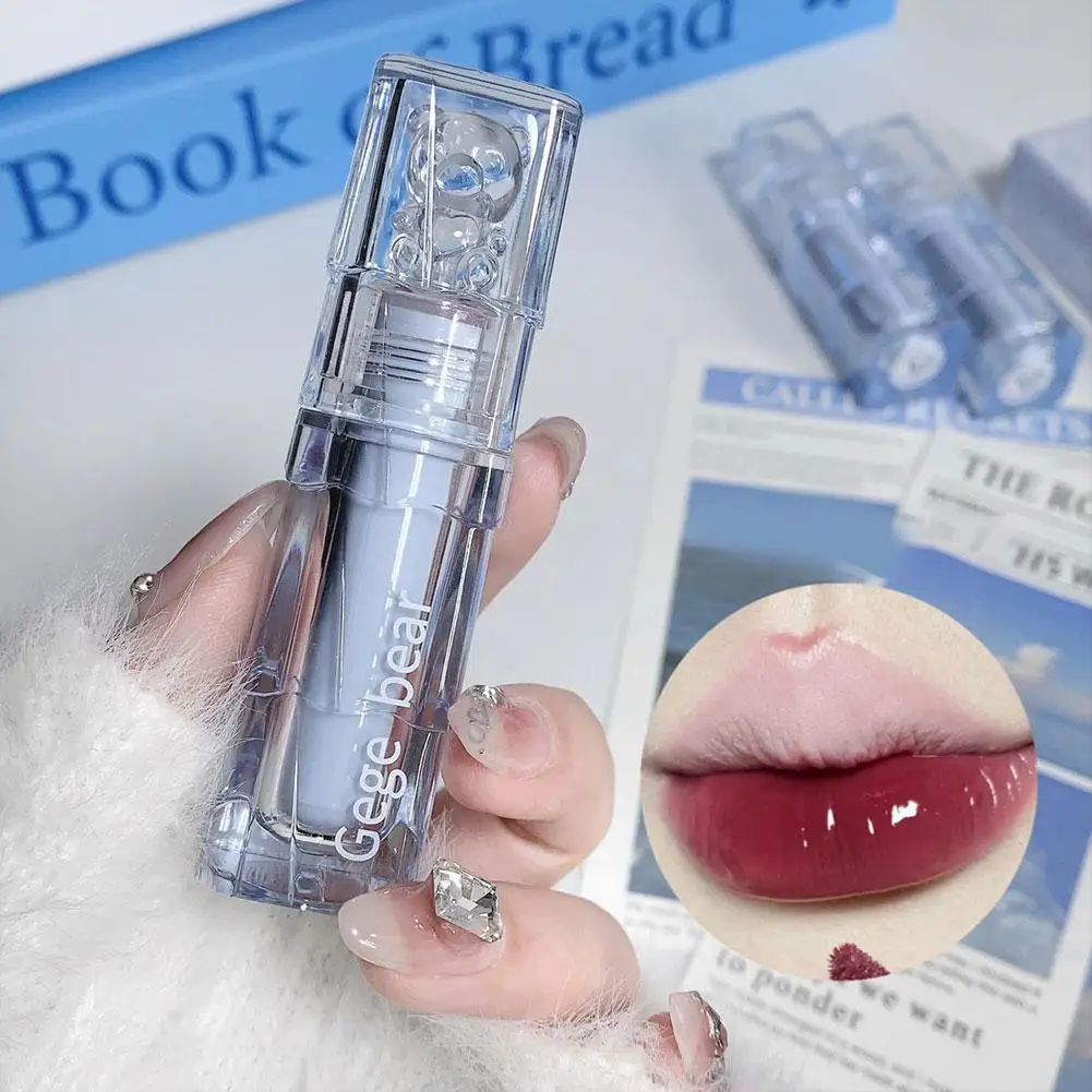 

Mirror Water Lip Glaze Moisturizing Transparent Sexy Makeup Lipstick Tint Lasting Gloss Red Cup Long Lip Lip Liquid Non-sti Y7M5