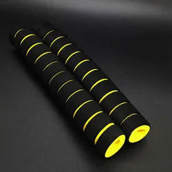 Multiuse Grip Sponge Foam Handles for Cycling and Fitness Workouts (Yellow)