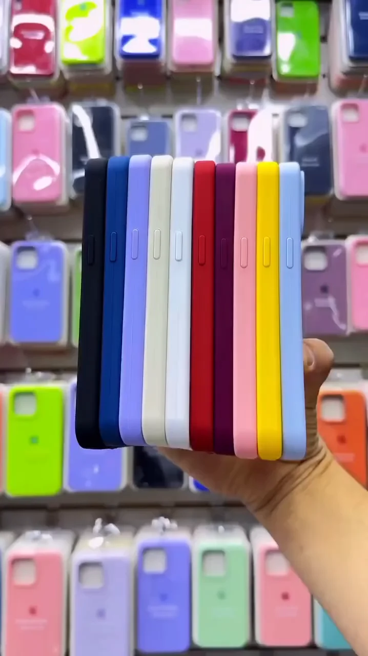 For apple iphone 16 / iphone 16 Plus / iphone 16 Pro / iphone 16 Pro Max Luxury Shockproof Silky Smooth and Stylish Liquid Silicone Protect Back Cover Soft Case